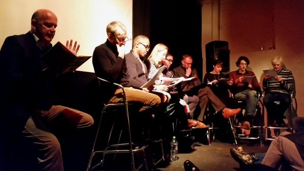 You are currently viewing Photos from live reading of Nigel Kneale’s THE ROAD + launch of ‘WE ARE THE MARTIANS’ book